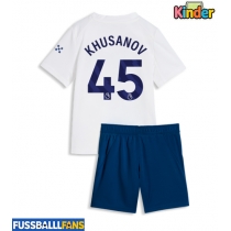 Manchester City Abdukodir Khusanov #45 3rd trikot Kinder 2026-27 Kurzarm (+ Kurze Hosen)
